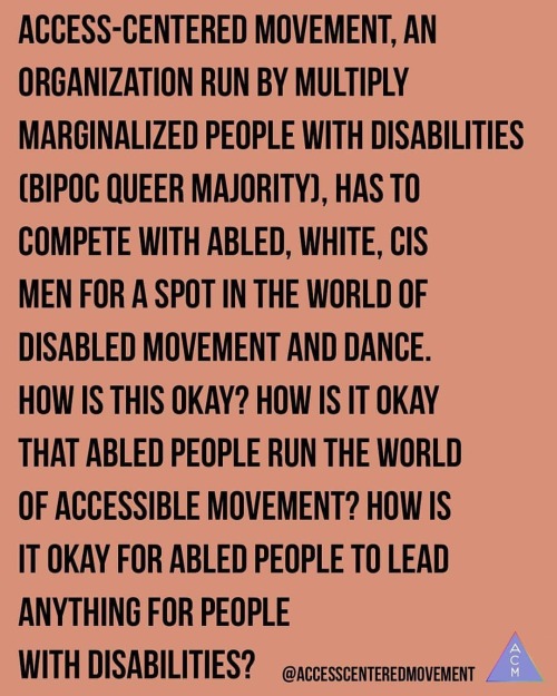Posted @withrepost • @accesscenteredmovement Access-Centered Movement, an organization run by multip