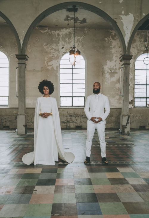 Sex thequeenbey:  Solange’s official wedding pictures