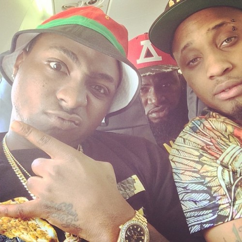 davido x his cousin, Adebayo Adeleke (B-Red)