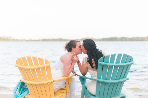 wlweddings: Jennifer &amp; Kadey by Rania Marie Photography, seen on Gay Weddings