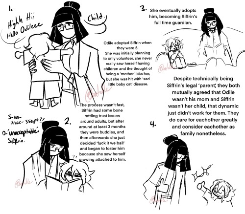 Fleshed Out And Redid Some Of Odile And Siffrins Whole Backstory For The Modern Au