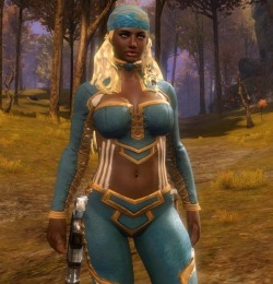 animedads:  this is basically the “characteristic thief armor” in GW2 and it’s ridiculous for any kind of subterfuge (I’m sure my color choices aren’t helping, either) but I’m glad they took into account that some of us thieves enjoy being