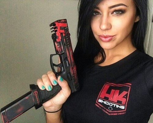 By @alex_zedra Giveaway! Win this customized HK vp9 with extended mag and holster from @concealment_