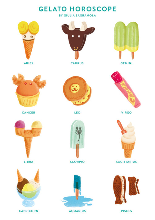 shitthesignssay:  Source: http://www.behance.net/gallery/Gelato-Horoscope-Vice-Magazine/11579737