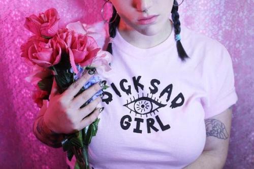 Sick Sad Girl T-Shirt //CreepyGals