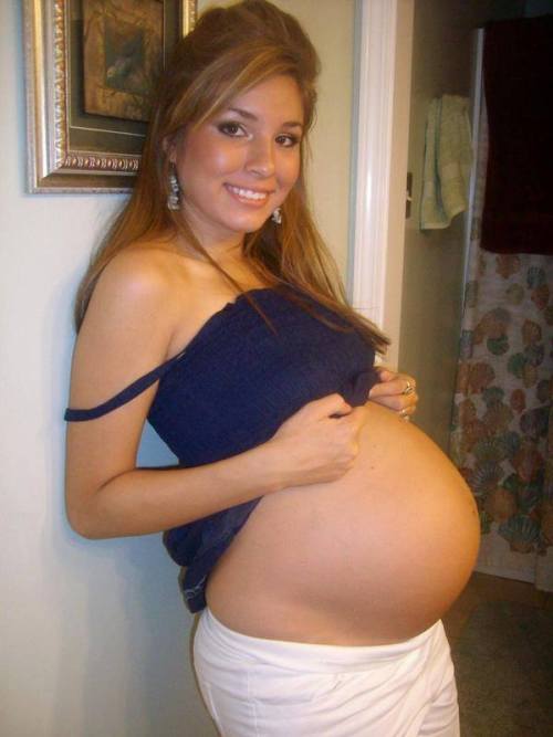 Confess, guys&ndash;don’t you just want to shoot your hot cum all over her big preggers be