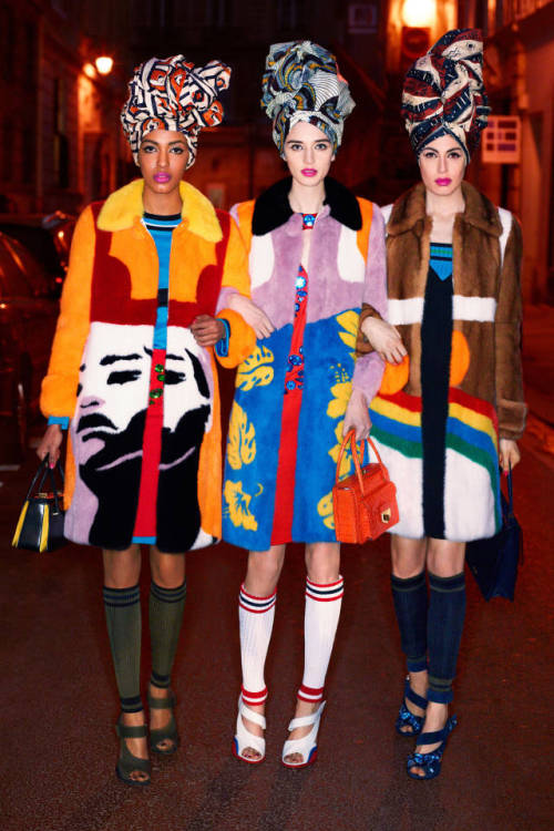 sexyboy1998:  harpersbazaar:  The Best Fashion Moments Of 2014 Photo Credit: Karl Lagerfeld  Smdh I still want these coats 