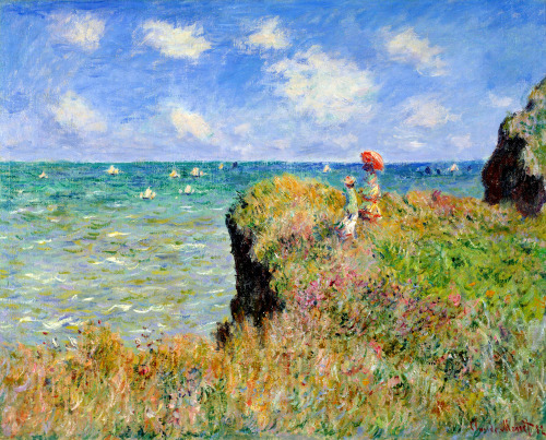 Clifftop Walk at Pourville, Claude-Oscar Monet, 1882. Art Institute of Chicago, Chicago, US.