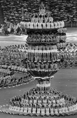 historicaltimes:  Opening ceremony of the Moscow Olympic Games, 1980. via reddit 