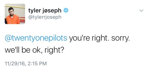 twenyonepilots:they’ll figure it out eventually