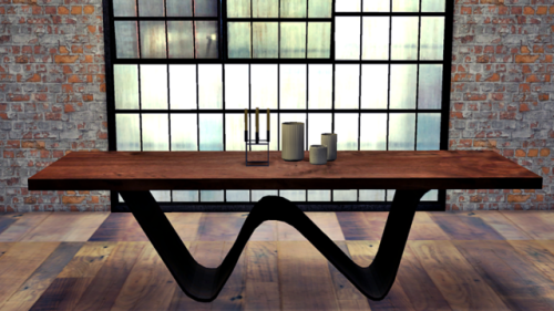 Wave Table & Bamboo ChairsRequest from @the-huntingtonGet it all here.Original meshes get it her