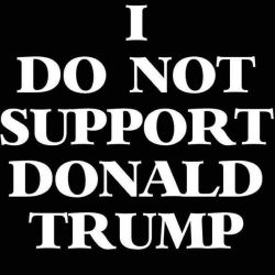 #idonotsupportdonaldtrump