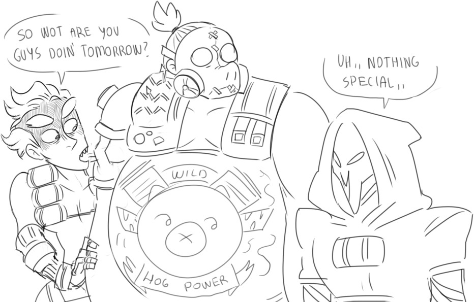 yazzdonut:  idk a quick comic about gérard’s birthday and bad guys being friends