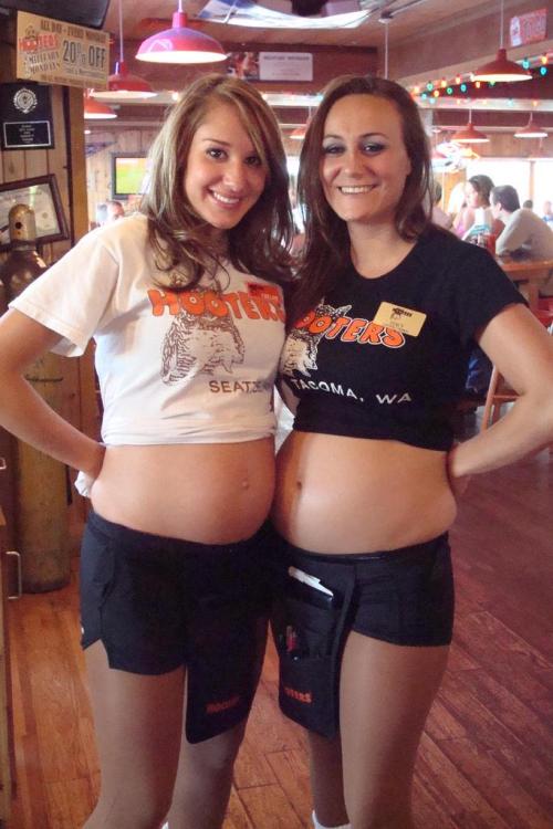 bkcomments - preggogirl - Pregnant Hooters girls. Could you guys...