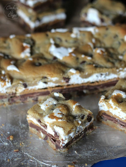 growingourlittlefamily: nataliemeansnice: loregasmic: thecakebar: Chocolate Chip Cookie Peanut Butte