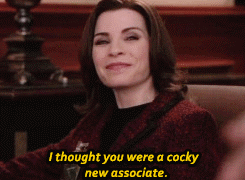 undefined-is-not-a-function:  &ldquo;I thought you were a cocky new associate.&rdquo;