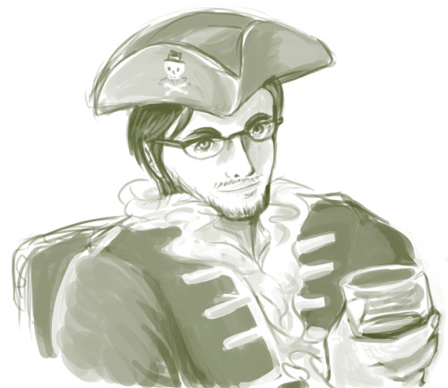 Pirate Prince DeadBones looks like he came straight out of a shoujo manga. Which seems appropriate g