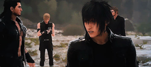 sarapyon:  “It really is a classic coming-of-age story, and in the end it’s Noct’s story, but the beautiful part about it is that his three friends who surround him the closest all take their individual journeys.”   –Robbie Daymond (Prompto’s