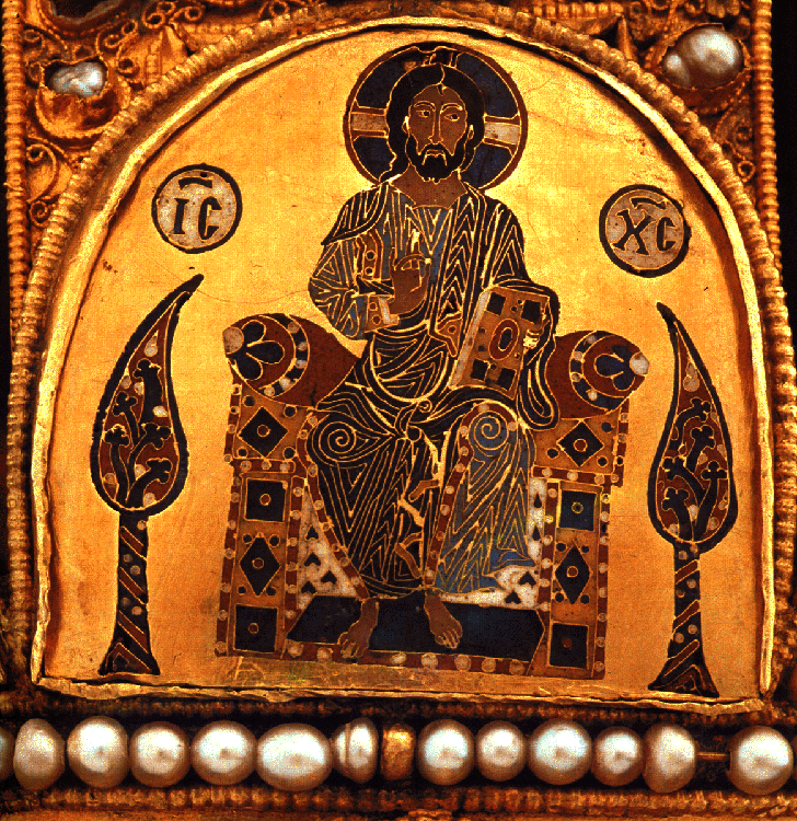 CHRIST PANTOCRATOR MACROCOSMIC POTENTATE KING OF KINGS LORD OF LORDS.
From: The Holy Crown of Hungary (Hungarian: Magyar Szent Korona, German: Stephanskrone,Croatian: Kruna svetoga Stjepana, Latin: Sacra Corona), also known as the Crown of Saint...