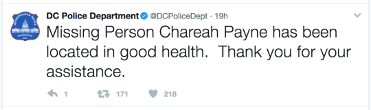 PSA: THERE IS NOT A PLAGUE OF DISAPPEARING CHILDREN IN DC