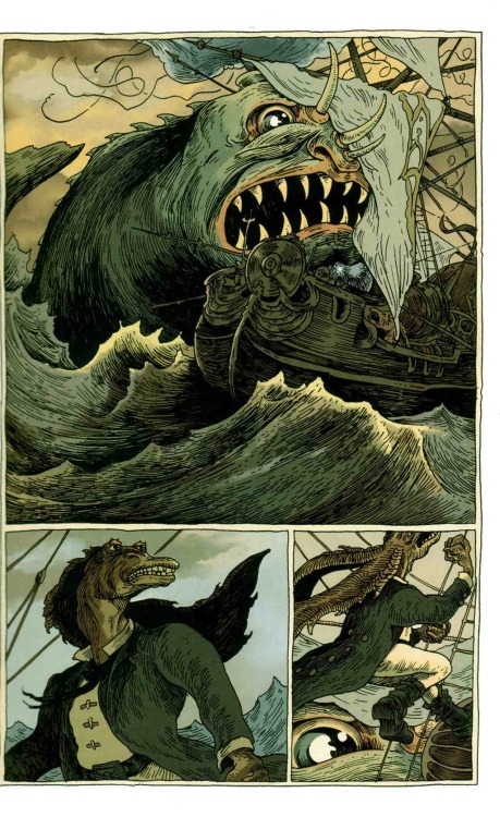 thebristolboard: Forgotten masterpiece: “George R. Binks” by Tony Millionaire, from