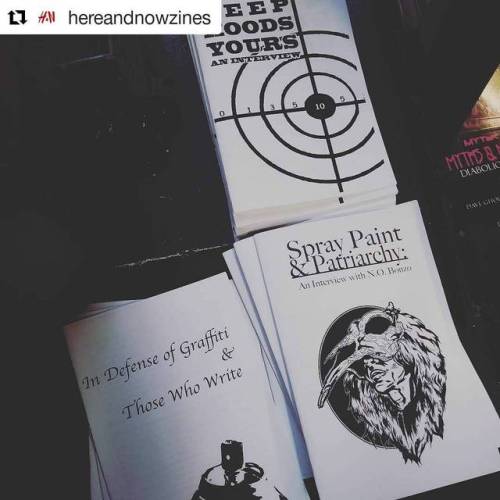 #Repost @hereandnowzines (@get_repost)・・・Stop by @mutt_airbrush for some radical zines about graffit