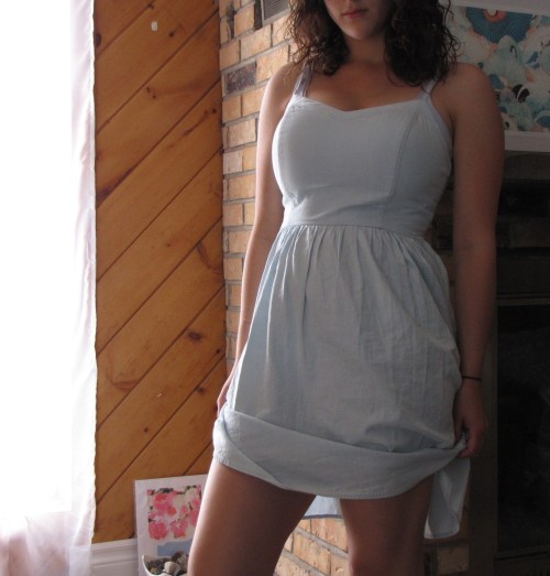 b-positivespirit:  I wore cute undies for when the wind blows my dress up