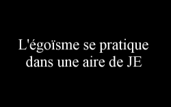 kradify:  L’égoïsme se pratique dans une aire de JE (by ladamenrouge) 