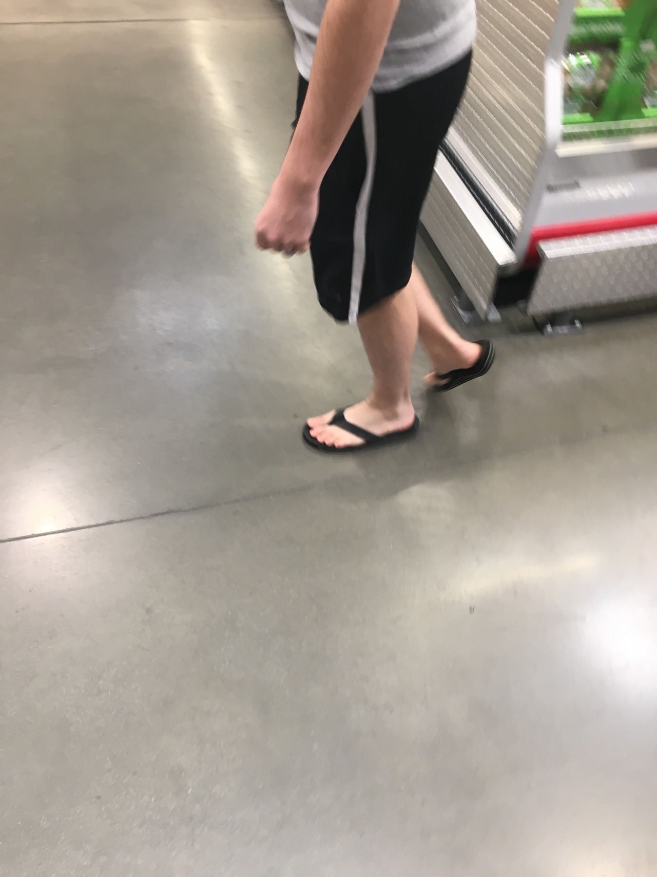 Candid Boy Feet