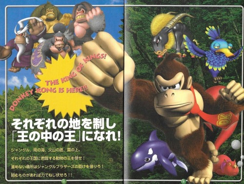 suppermariobroth:  From a Japanese guide for Donkey Kong Jungle Beat. Donkey Kong is being described as the “King of Kings”, a title used in the Bible to refer to Jesus Christ. 