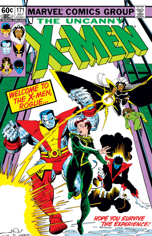 digsyiscomics:Uncanny X-Men #171, July 1983, written by Chris Claremont, penciled by Walt Simonson