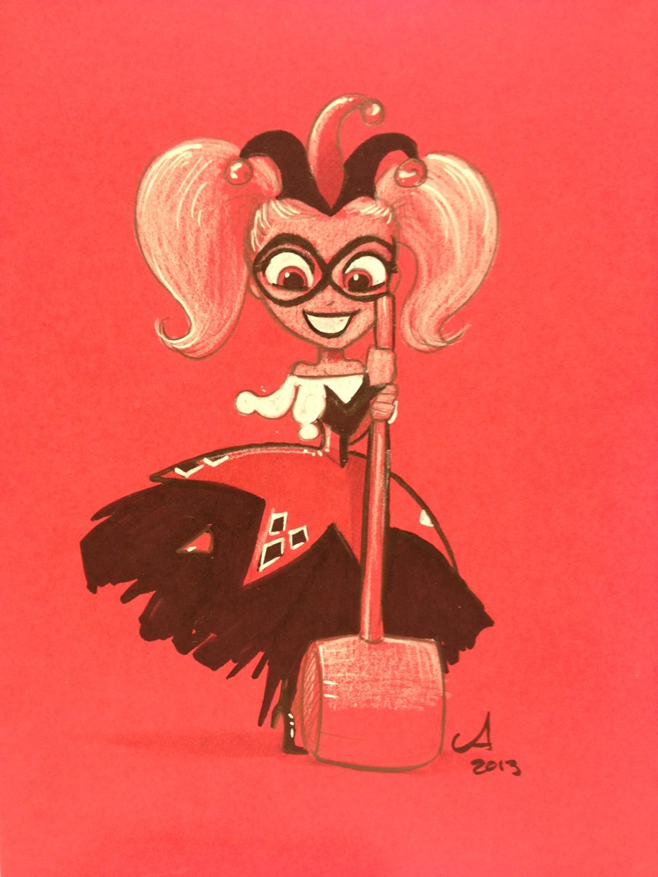 dcu:  Love when I get to share a post from amymebberson:  Princess Harleen. Wondercon