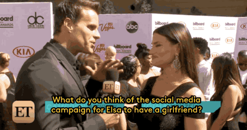 refinery29:Idina Menzel comes out in favor of giving Elsa a girlfriend in the Frozen sequelGifs: ETY