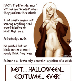 Winning Halloween costume idea by CallMePo  This is the witch costume I wana see women wear~ | D&quot;&ldquo;