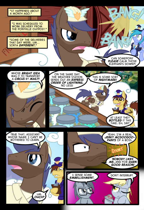 Lonely Hooves - “The Incident”Masterpost of the flashback scene of Ditzy’s, erm&hellip; off day at t