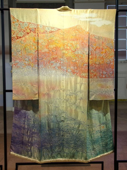 thekimonogallery: “Symphony of Light” - one of the most significant kimono creations of 