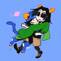 bim0ngsam0ng:    Anonymous said:What about equius &lt;&gt; nepeta? c:   I LOVE THEM 