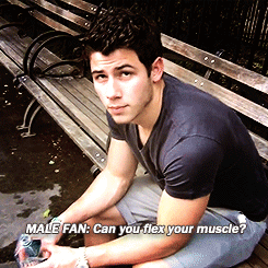 jonasbro:  “We just met Nick Jonas, man! He’s mad cool! Shout-out to Nick Jonas.