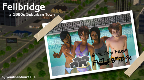 Fellbridge - a 1990s Suburban Town by YourFriendMichelleHere’s a neat neighborhood set in the 1990s,