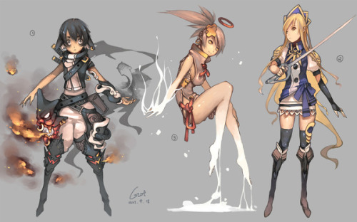 madmothmiko:Character Designs by Cotton Tan