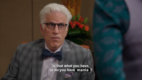 pajamasecrets:just watched The Good Place and now I can make this dank bipolar meme