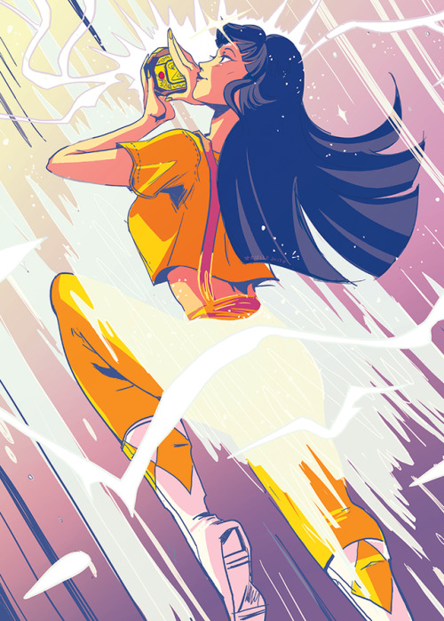 jovaline: My piece for BOOM!’s Power Rangers 25th Anniversary Artist Tribute book! I loved Trini whe