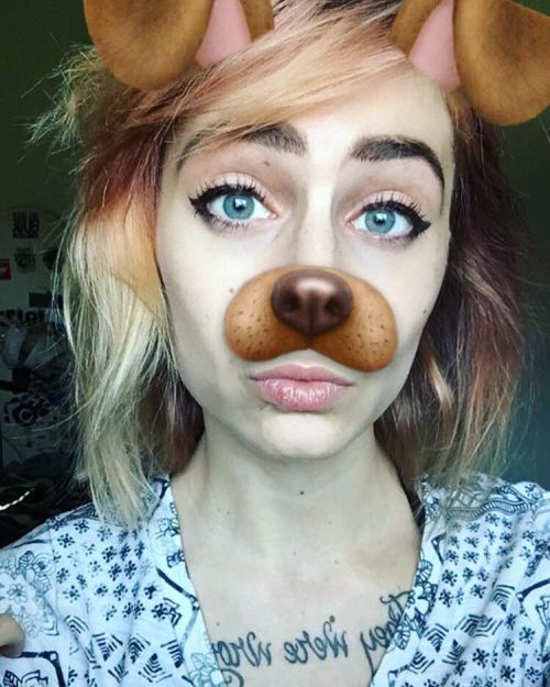 I’m a sad puppy when I have to leave my love ): #girl #selfie #sadpuppy #snapchatfilter