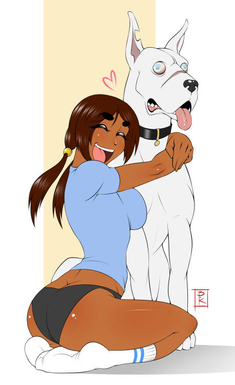 I reckon it makes sense to give Kelly the bdsm pet-play enthusiast a lovable pet. Well, a pet only she would find lovable anyways XDNo Kelly and the dog do not fuck. Just so we’re clear lol
