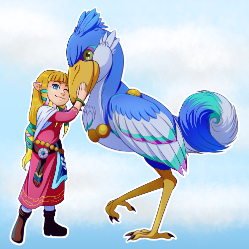 A redraw of a piece I did back in 2012. Since Skyward Sword was coming back around I wanted to redra