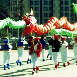 Chinese performance. Dalian. People’s