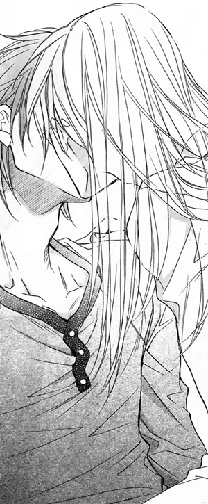 nyxiel:   恋する暴君 (Koisuru Boukun) / The Tyrant Falls in Love by Takanaga Hinako: •  Souichi kissing Tetsuhiro  this is what gives me life 