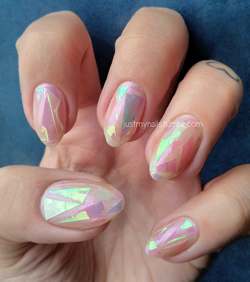 Watch: How to achieve a mirrored broken glass nail effect | Metro Video