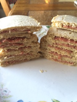 onafitnessfrenzy:  My classic protein pancakes