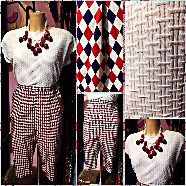 koshermuff:  I love how Greyhound Vintage uses my cherry necklaces for the displays!